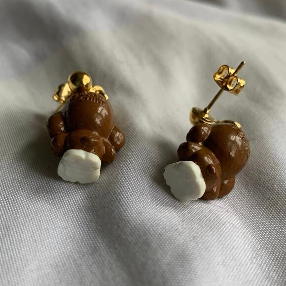 Resin Dog Puppy Brooch Pin and Plastic Dog Puppy Earrings Bundle - Picture 5 of 8